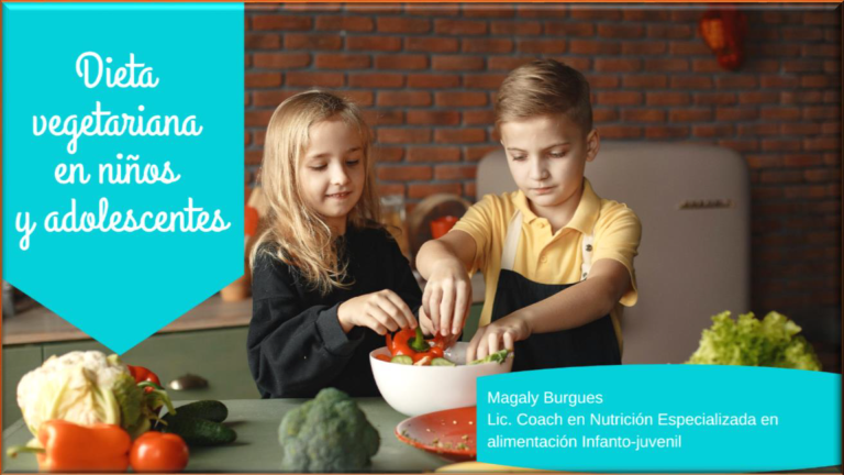 Dieta vegetariana en niños y adolescentes